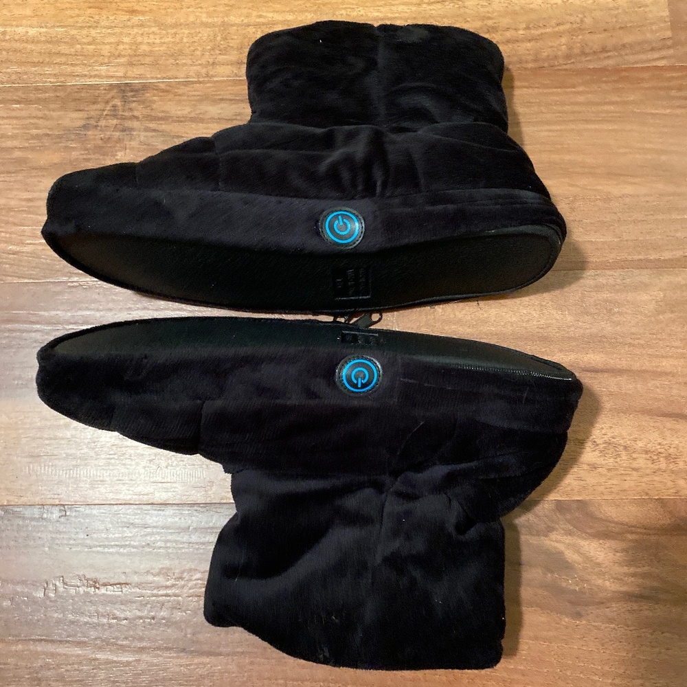 Massaging boots